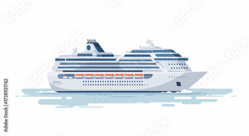 cruise ship in the sea