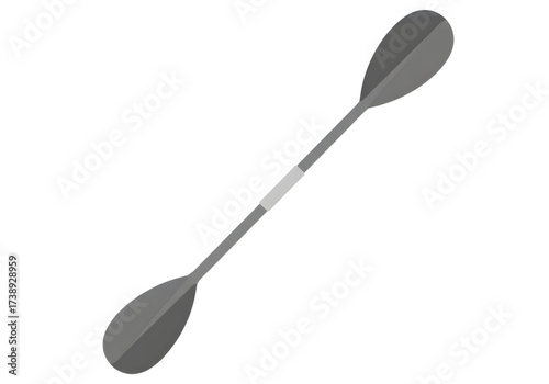  Minimal icon of a kayaking paddle — no background, no shadow PNG