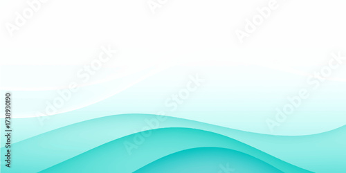 Abstract blue wave design with flowing water curves and light motion lines for a vibrant summer background pattern