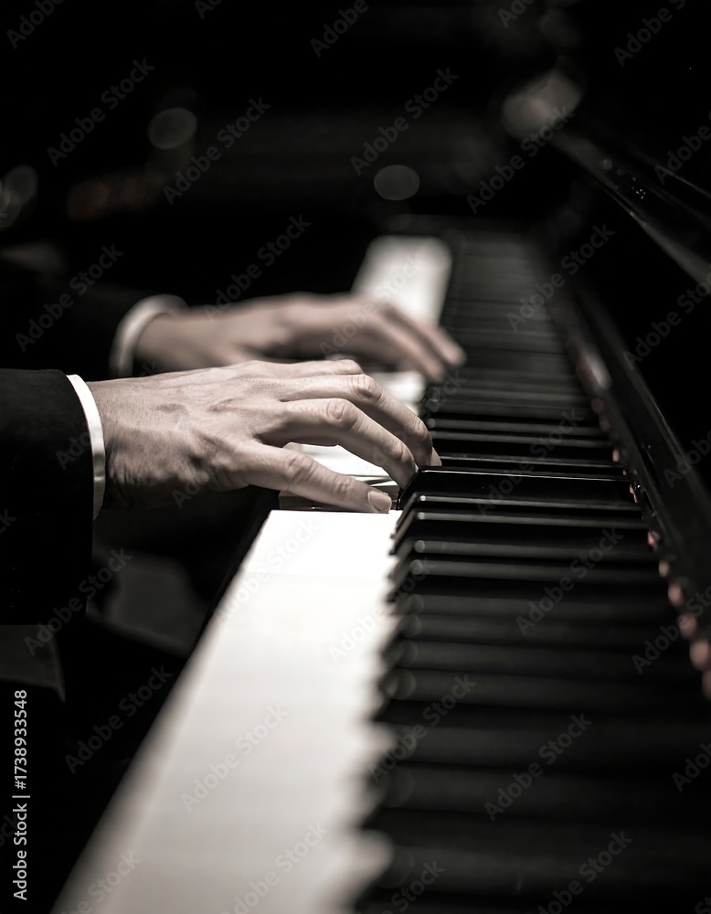 Fototapeta premium Piano performance