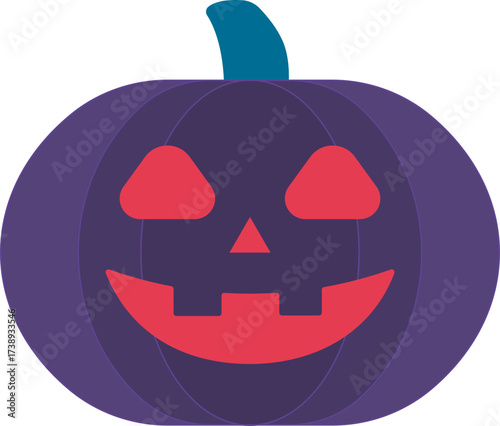 Halloween pumpkin jack o lantern illustration