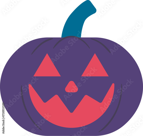 Halloween pumpkin jack o lantern illustration