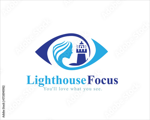 lighthouse and beauty logo designs for clinic