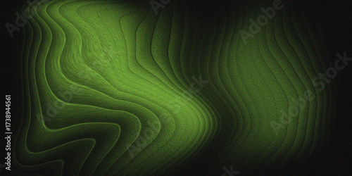 Abstract flowing green organic texture with subtle light and shadow