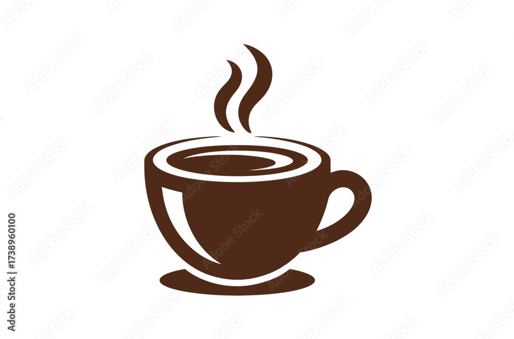 Obraz premium Minimal Mug Vector Design