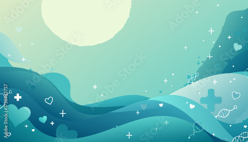 Abstract Medical Background | Health & Wellness Design