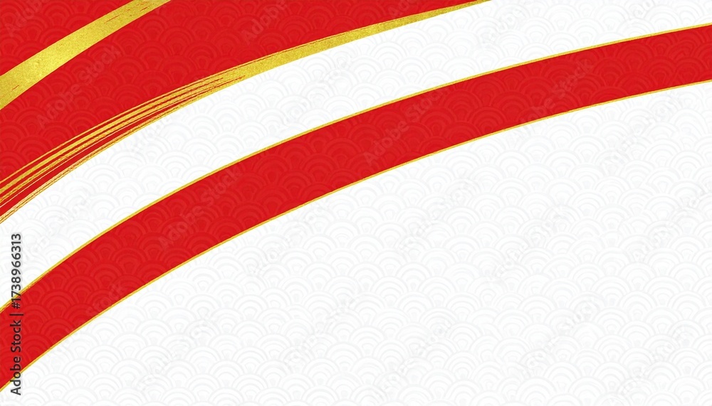 Obraz premium 和柄、和風イメージの優雅なイラスト素材