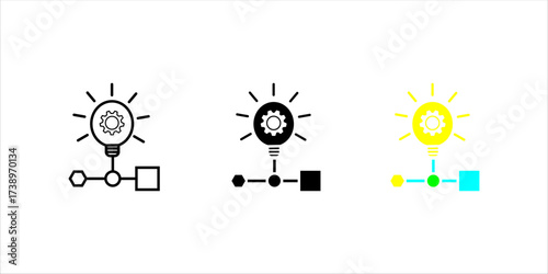 Business architecture icon set. collection	icon set. vector illustration, pictogram isolated on white background. color editable
