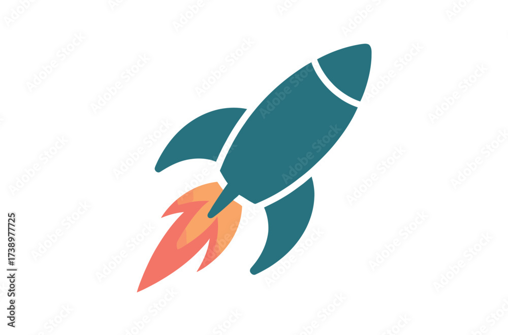 Fototapeta premium Space Rocket Design