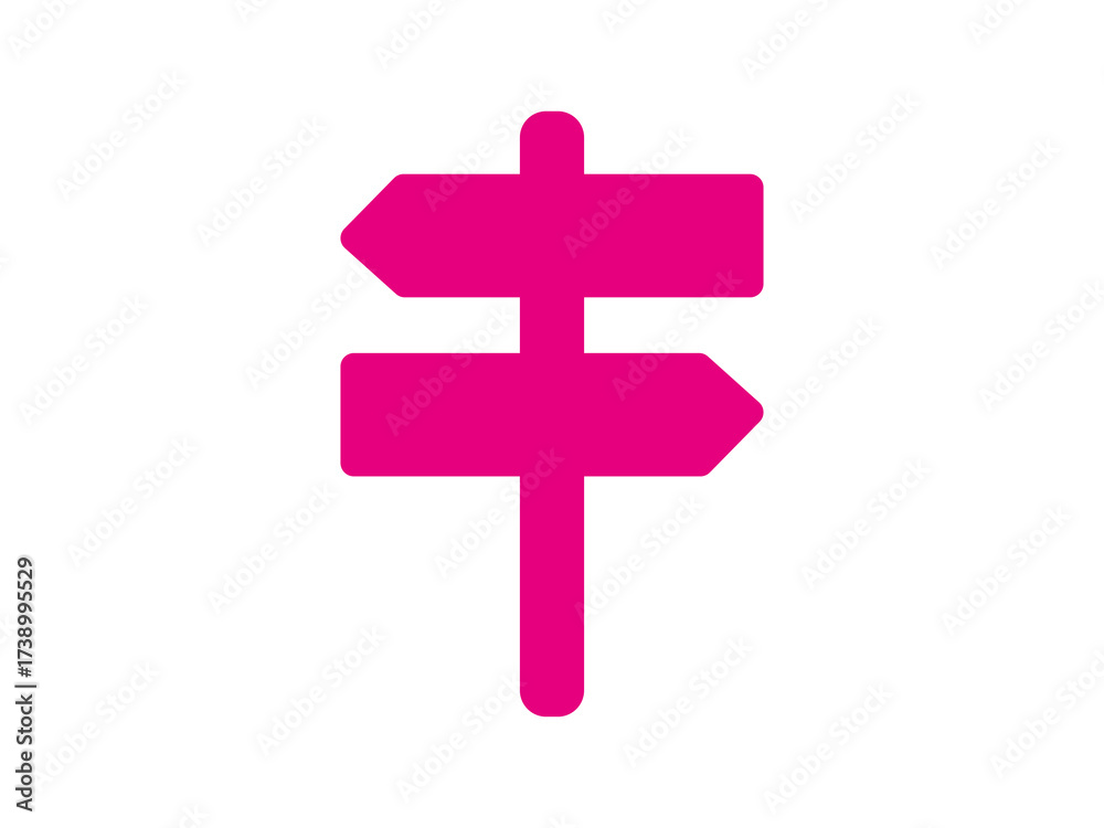 Obraz premium road sign icon