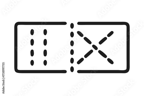 Do not tumble dry laundry symbol for clothes