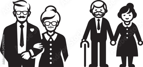 Silhouettes of Women Playing Guitars in Musical Performance.