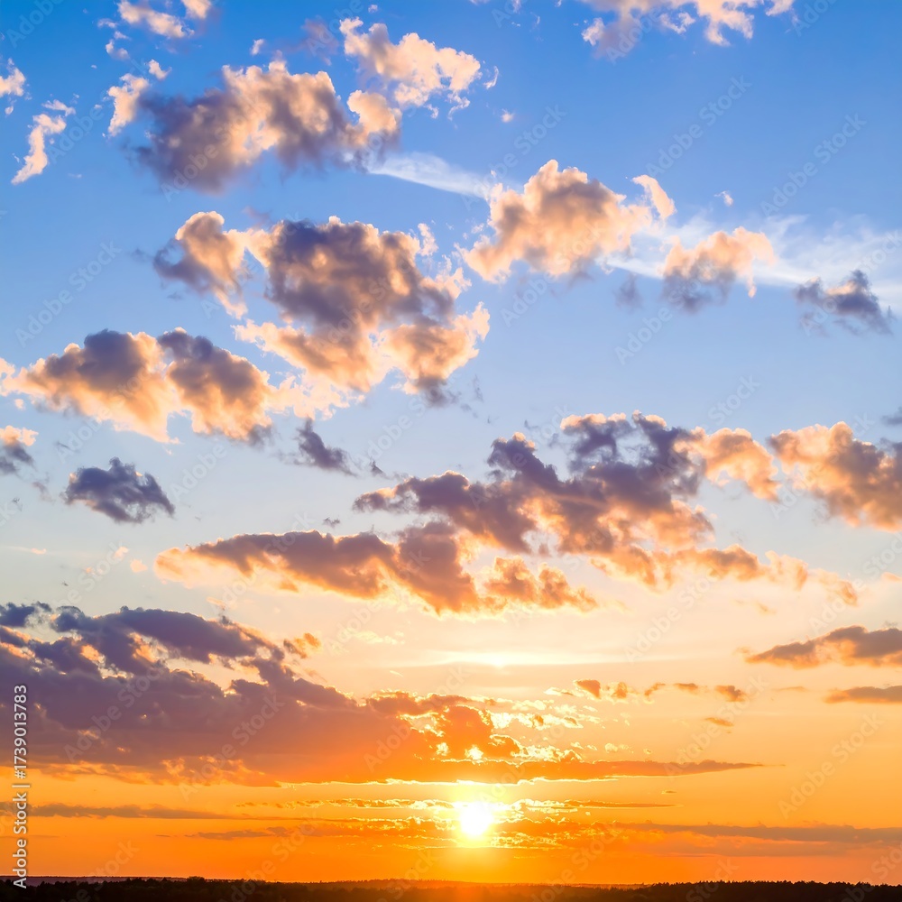 Fototapeta premium Sky at sunset