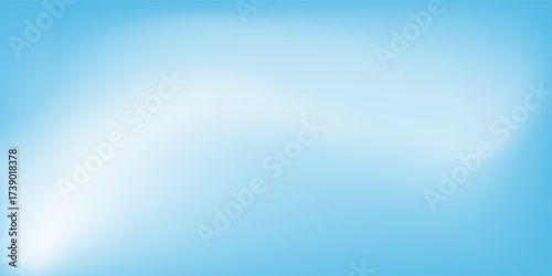 Top background with metal mirror texture. blue gradient surface with light gloss simple abstract.