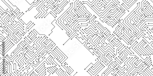 High tech technology geometric and connection system background with digital data abstract