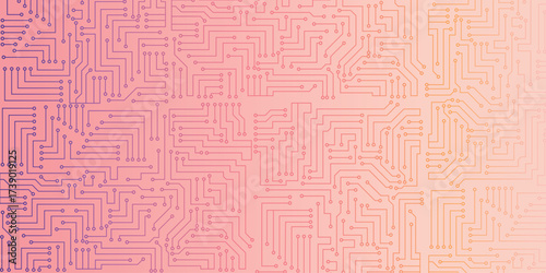 High tech technology geometric stock illustration. 