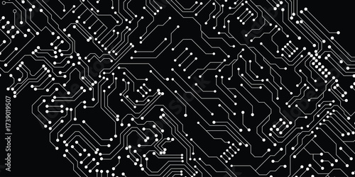 Abstract Technology Background , circuit board pattern 