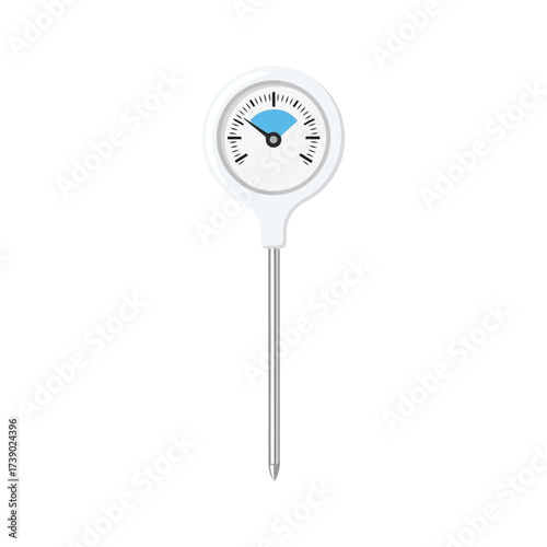 Monitor food safety with this accurate meat thermometer perfect for grilling, baking, and cooking to perfection every single time
