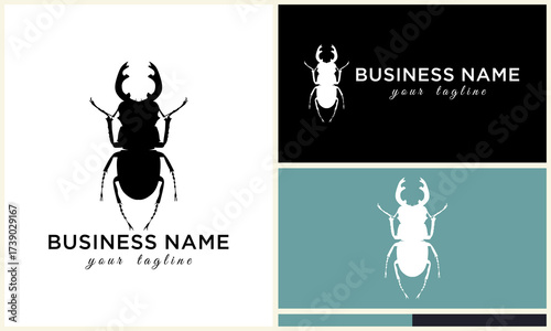 Wallpaper Mural Beetle logo with illustration, and design concept. Torontodigital.ca