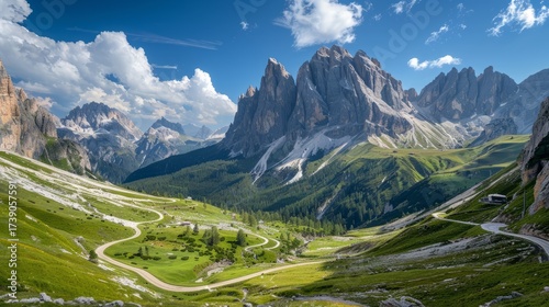 A Winding Mountain Pass with Sharp Turns and Breathtaking Views