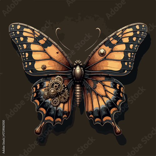 butterfly, illustration, design, beautiful, nature, floral, vector, spring, summer, decoration, insect, colorful, background, abstract, wing, fly, silhouette, flower, art, white, pattern, isolated, pr