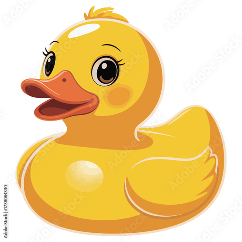 yellow duck with egg