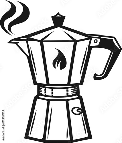coffee maker vector illustration