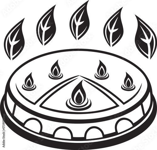 vector illustration of a halloween pumpkin