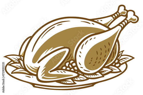 hand drawn vector illustration of olive oil