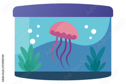 jellyfish in a glass
