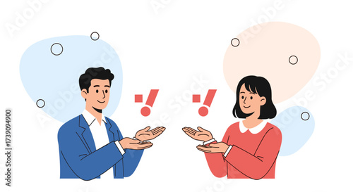 Clear communication between two people with attention to detail and mutual understanding.