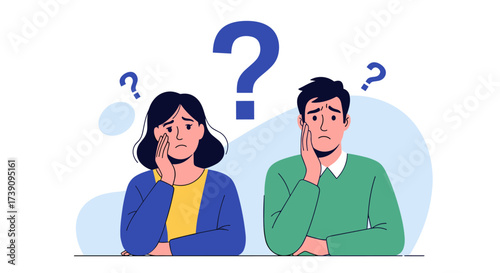 The confusion of a couple facing a difficult decision with many unanswered questions.