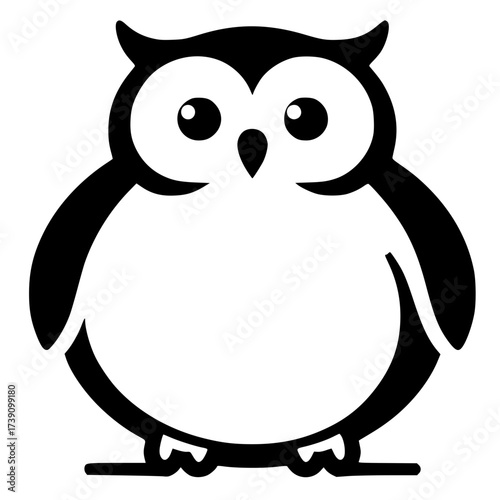 Mini owl silhouette