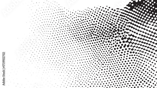 Wallpaper Mural Black dots on white background abstract pattern Torontodigital.ca