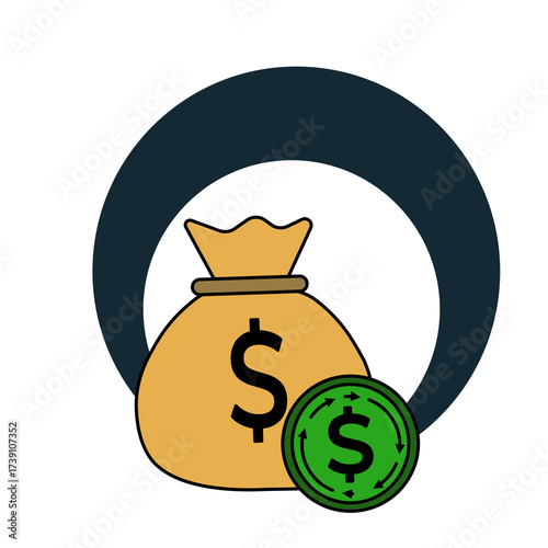 money bag with dollar sign