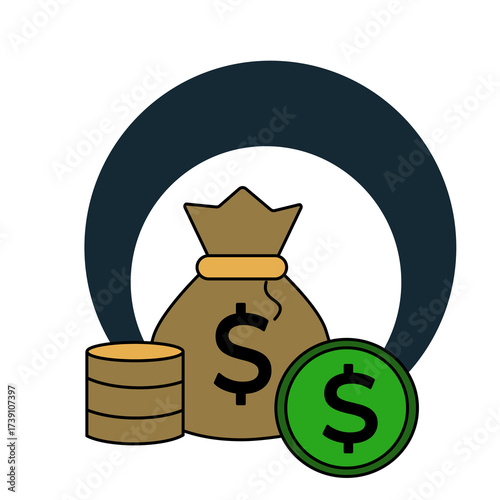 money bag with dollar sign