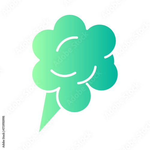 cotton candy gradient icon