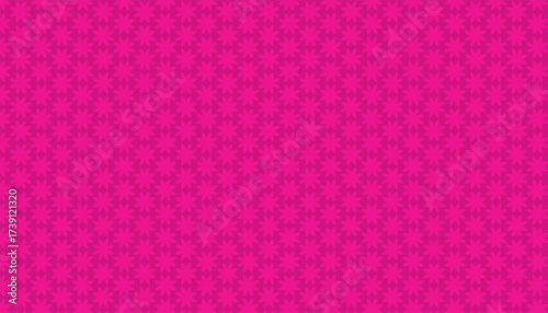 Vibrant pink geometric pattern with subtle 3d effect