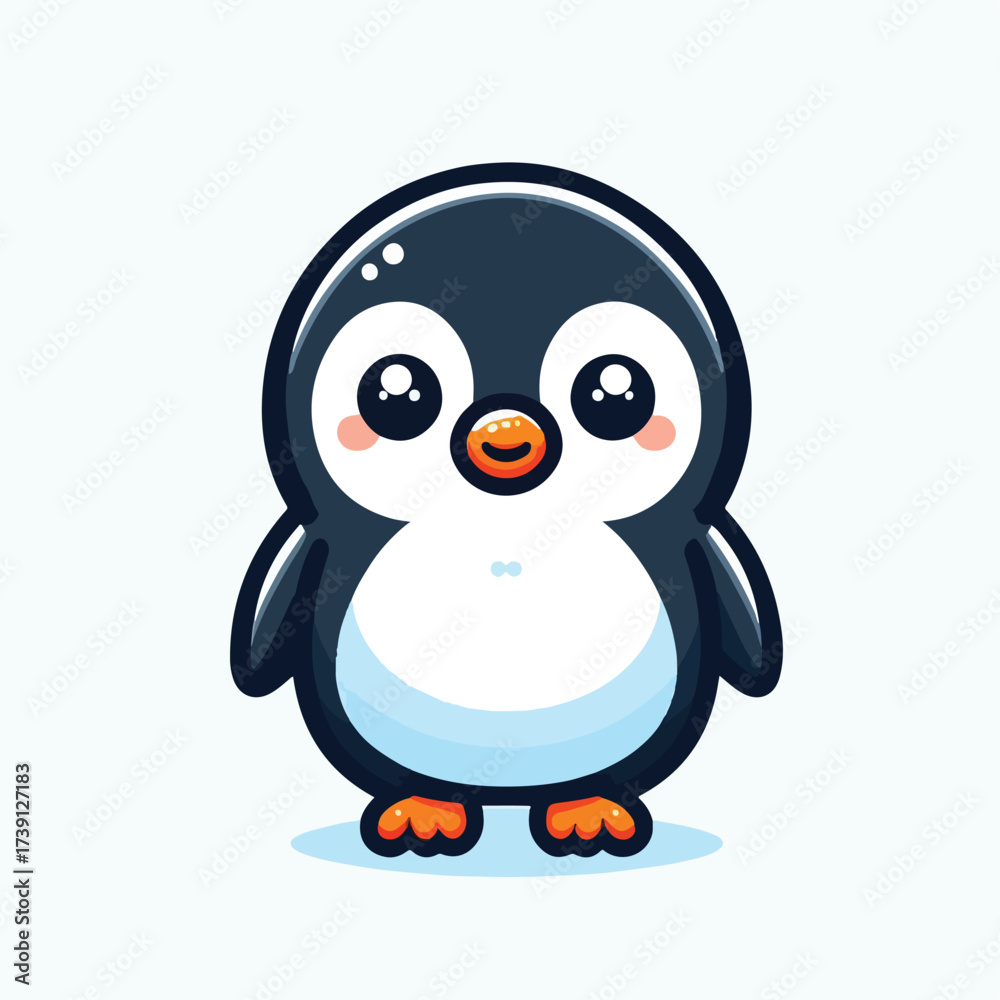 Obraz premium Cute Penguin Vector Illustration