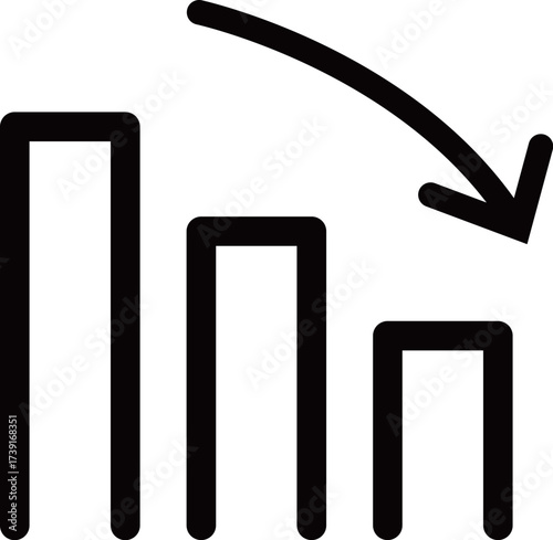 右下がりのグラフ