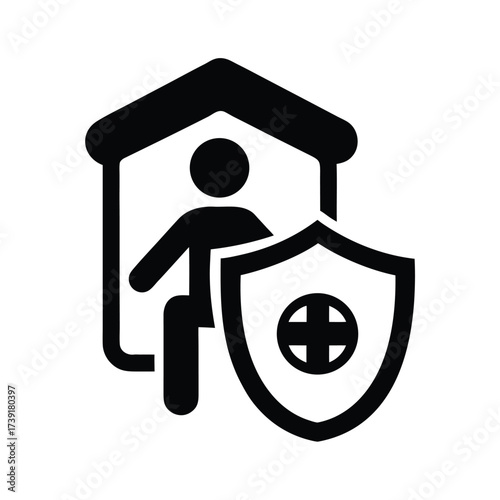Disability Insurance Icon Vector Design