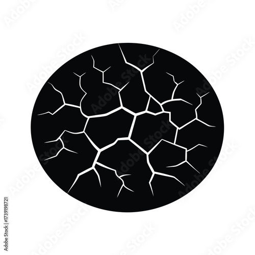 Drought Cracked Ground Icon