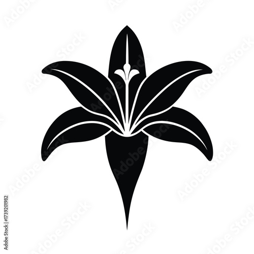 Easter Lily Flower Icon