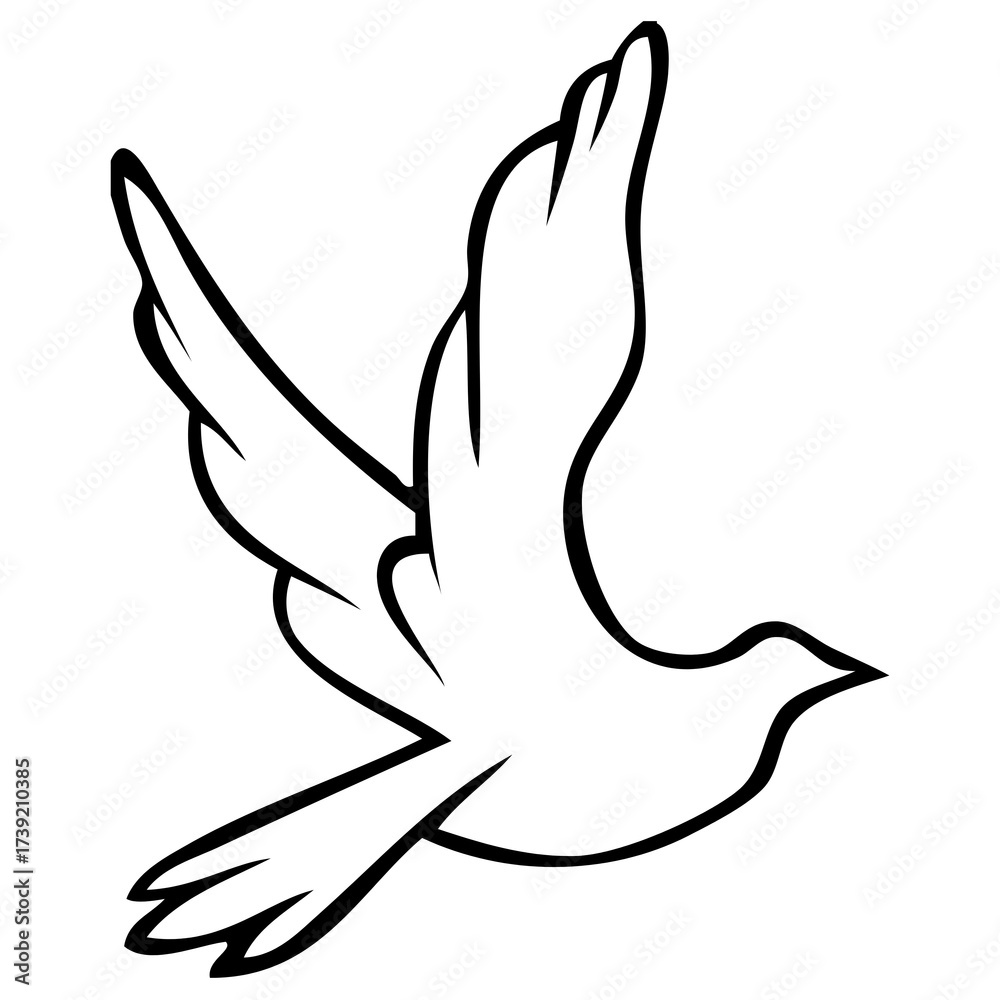 Naklejka premium dove of peace