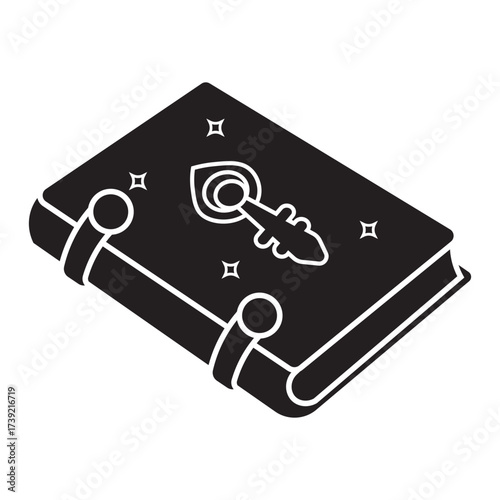 Spellbook Solid Icon