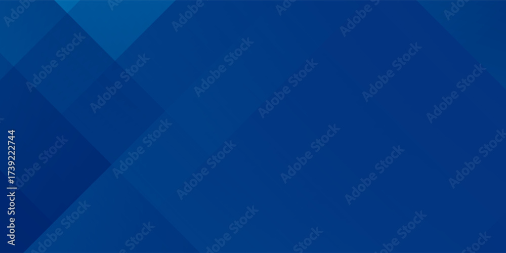 Obraz premium Abstract blue background with glowing geometric lines. Modern blue gradient square shape design. Futuristic technology concept. Suit for brochure, corporate, poster, banner, cover modern. eps 10