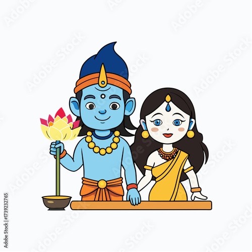 Goddess Shiva and Parvati