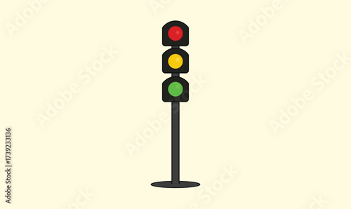 Traffic light vector