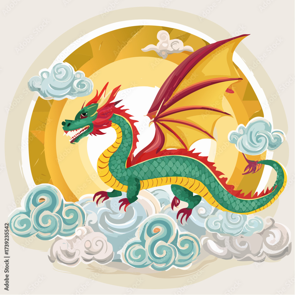 Obraz premium Drache