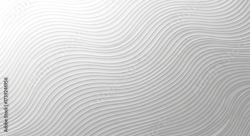 Subtle white wave pattern background texture